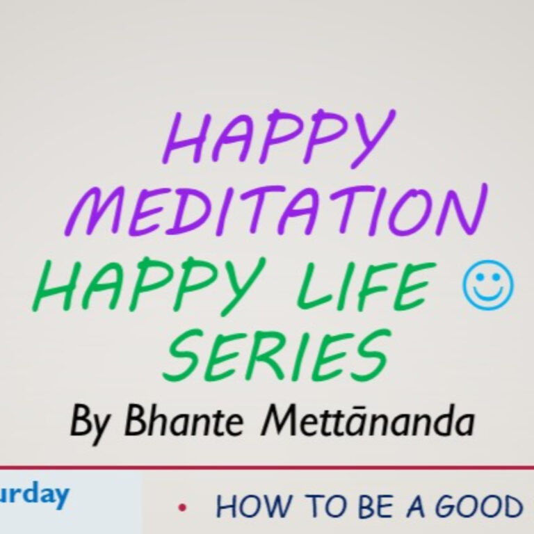 Happy Meditation Happy Life